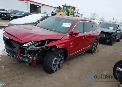 2022 Acura Mdx Technology Package z USA, uszkodzony, nr VIN 5J8YE1H44NL004433